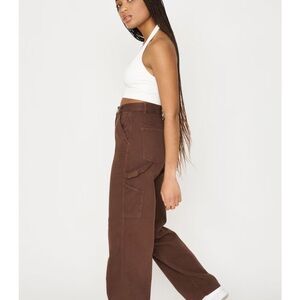 Garage Brown Carpenter Pant